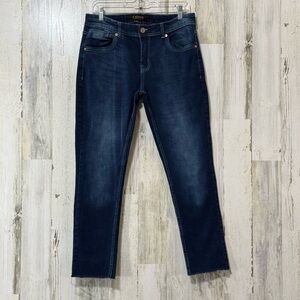 Dark Blue Skinny Jeans for Women
